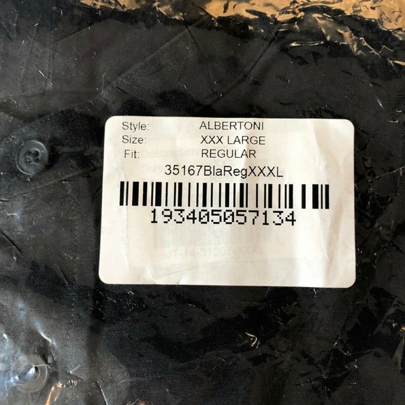 UNTUCKit Albertoni Regular Fit Black Shirt - Picture 3 of 5